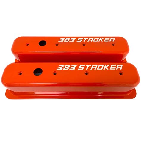 fabricated aluminum valve covers vortec|383 stroker valve covers.